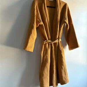 Parachute Mustard Yellow Cloud Cotton Robe